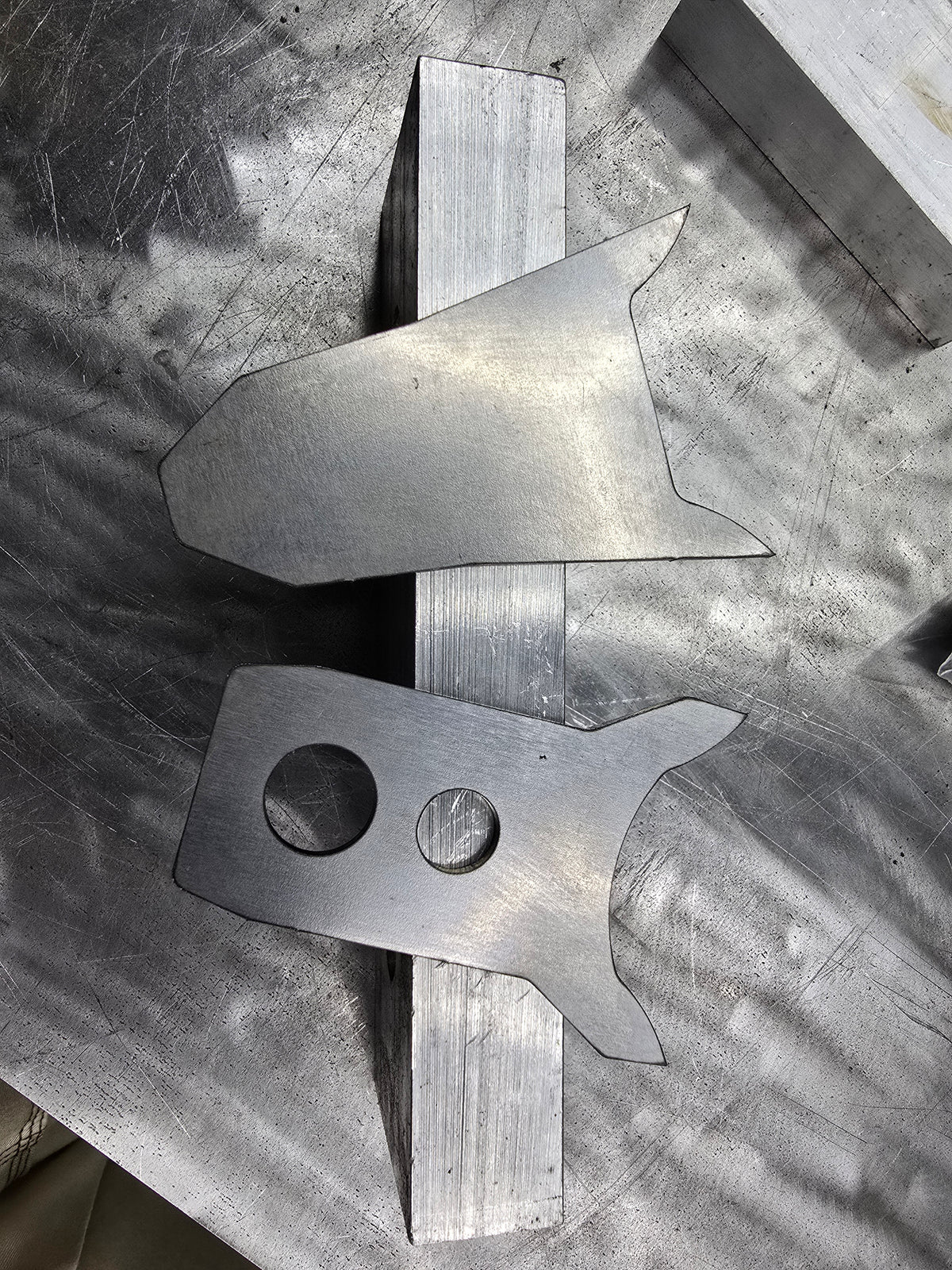 VW 02J Clutch Fork Stabilizing Weld Plates